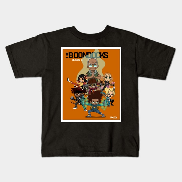 The Boondocks Return Kids T-Shirt by IamNinjaD